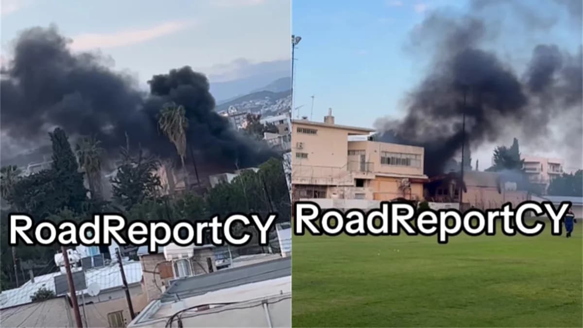 Limassol: Technical School Fire – Electrical Appliances Ablaze (Video)