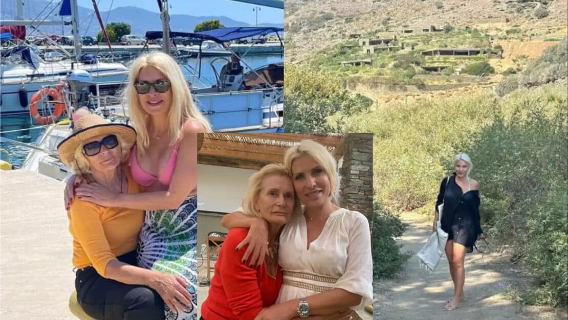 Ελένη Μενεγάκη: Το αρχοντικό σπίτι της μητέρας της στην Κάρυστο